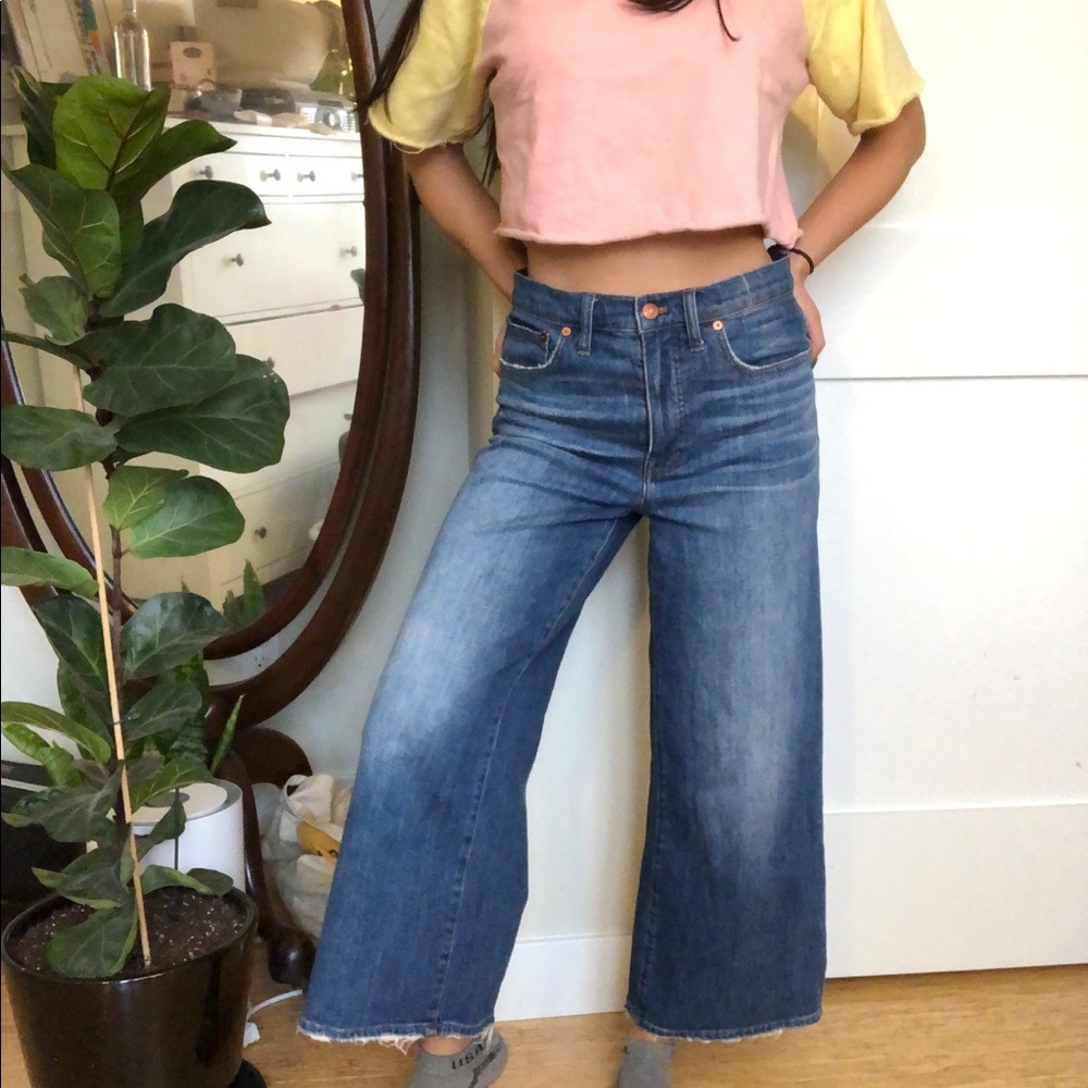 Madewell Wide-legged denim pants